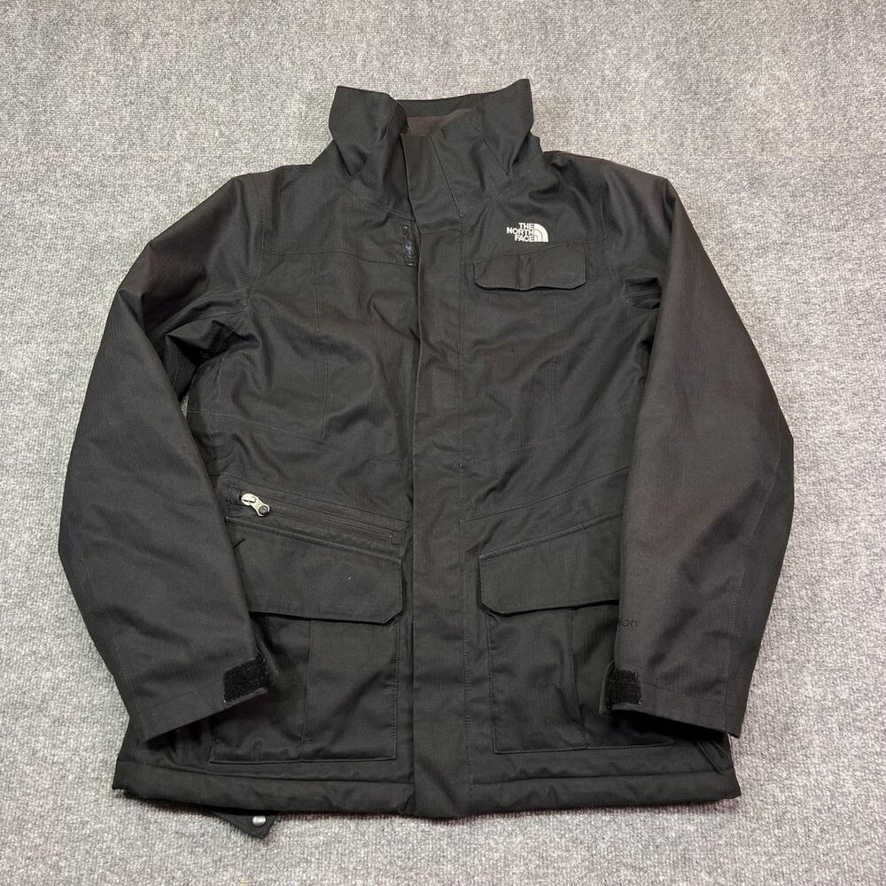 The North Face Parka Jacket Womens Medium Black Hyvent Insulated Ski Waterproof